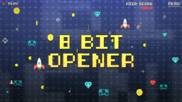VideoHive 8 Bit Old Game Opener 28798911