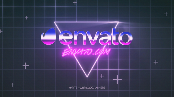 VideoHive 80s Retro Logo Reveal 22805405