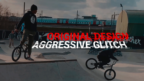 VideoHive Aggressive Glitch Titles 32076326