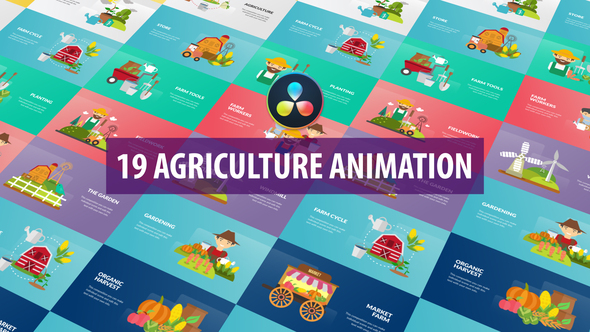 VideoHive Agriculture Animation | DaVinci Resolve 32589197