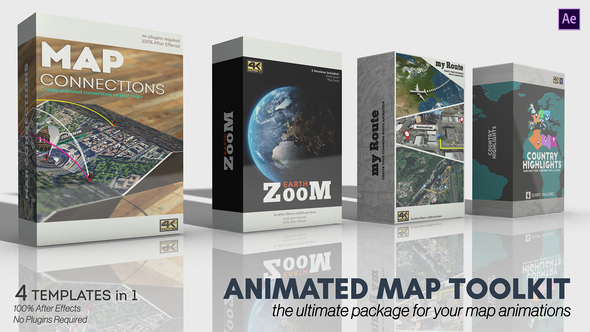 VideoHive Animated Map Toolkit 30616266