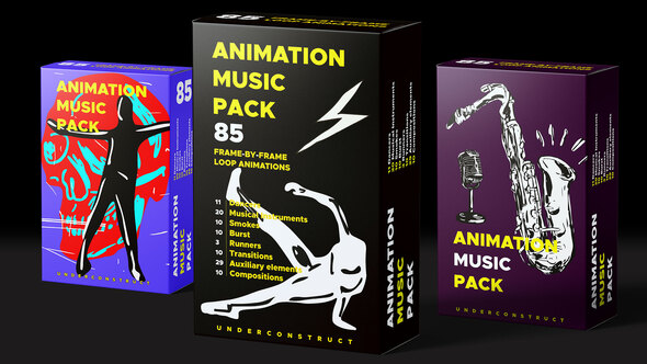VideoHive Animation music pack 30486180