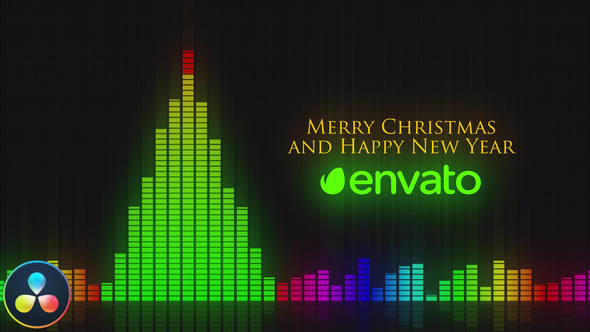 VideoHive Audio Meter Christmas Wishes - DaVinci Resolve 34641201