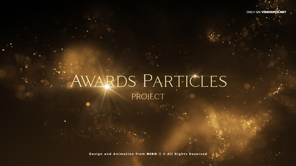 VideoHive Awards Particles Titles V2 29912263