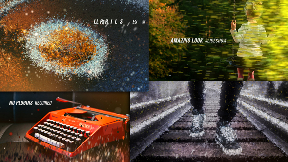 VideoHive Ball Particles Slideshow 17387276