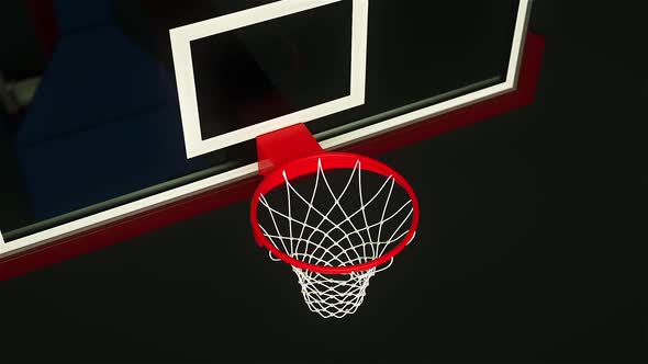 VideoHive Basketball Basket 3D Render 34238135