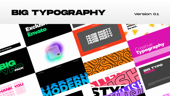 VideoHive Big Typography 31124085