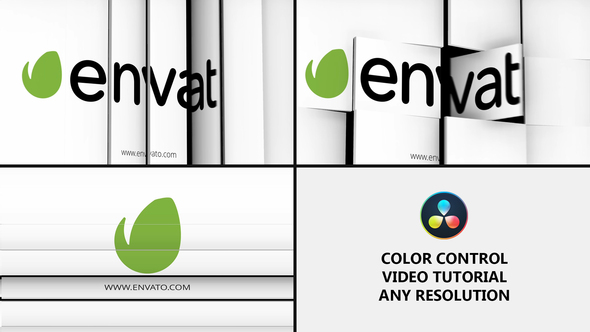 VideoHive Billboard Logo Reveal Pack for DaVinci Resolve 33961749