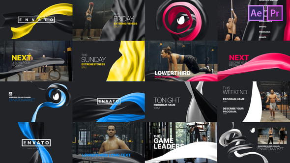 VideoHive Broadcast Design Ribbons 26925986