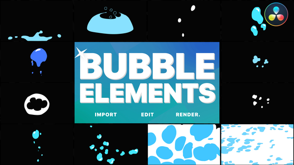VideoHive Bubble Elements | DaVinci Resolve 34502973