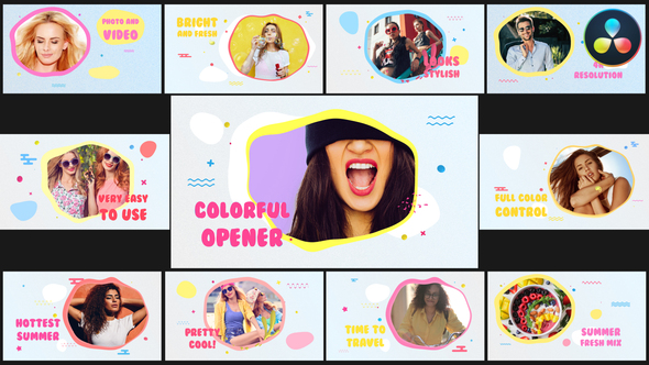 VideoHive Cartoon Opener | DaVinci Resolve 36433434