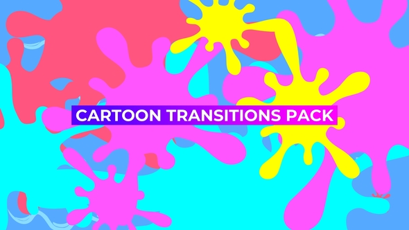 VideoHive Cartoon Transitions Pack 34151224