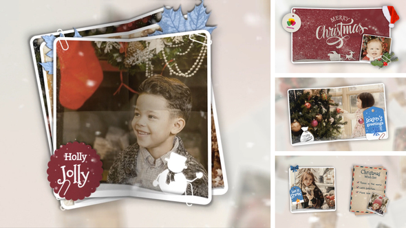 VideoHive Christmas Folded Slideshow 29359848