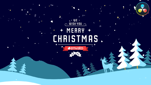 VideoHive Christmas Greetings | DaVinci Resolve 34885395