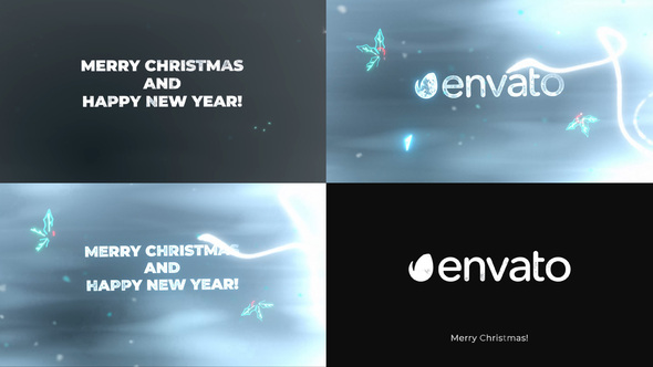 VideoHive Christmas Ice Logo || DaVinci Resolve 35036111