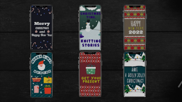 VideoHive Christmas Knitting Stories 35266004