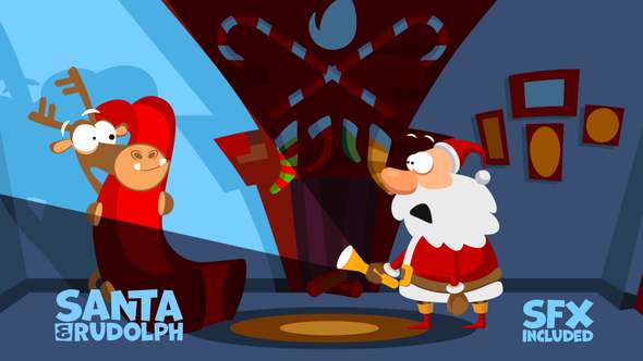 VideoHive Christmas Logo Opener 4 – mask 13527896