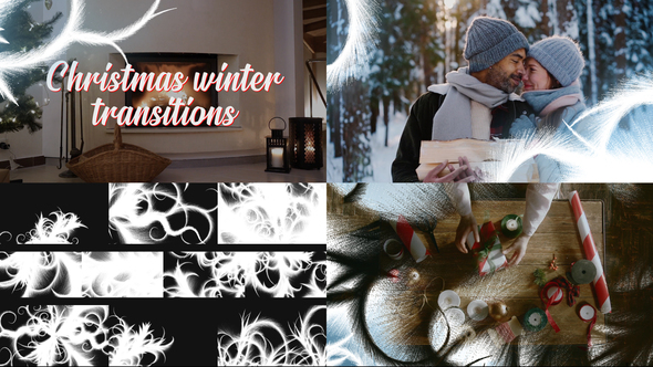 VideoHive Christmas Winter Transitions for DaVinci Resolve 35038674