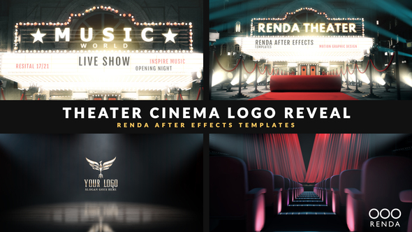 VideoHive Cinema Intro - Curtain Logo Reveal 29359910