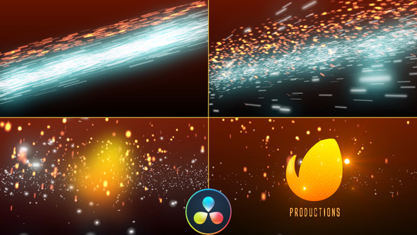VideoHive Cinematic Light Streaks Logo - DaVinci Resolve 33285139