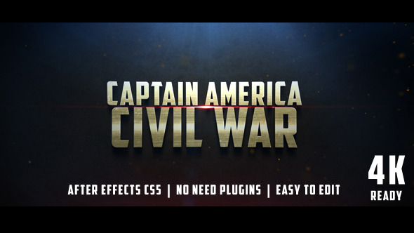 VideoHive Civil War Cinematic Trailer 12430722