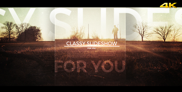 VideoHive Classy Slideshow 16027937