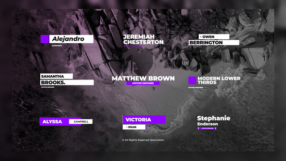 VideoHive Clean & Minimal Lower Thirds 25486617