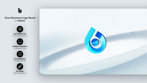 VideoHive Clean Shockwave Logo Reveal 26949689