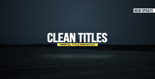 VideoHive Clean Titles 15560241
