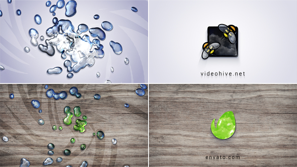 VideoHive Clean Water Logo Reveal 29220320