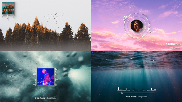 VideoHive Clean and Elegant Audio Spectrum Templates 29165487