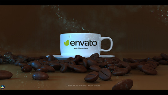VideoHive Coffee Logo Opener 31240224