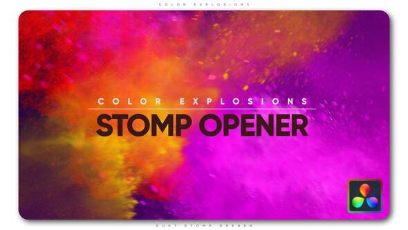 VideoHive Color Explosions Stomp Opener 37397939