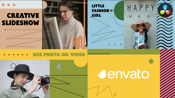 VideoHive Colorful Bright Slideshow for DaVinci Resolve 38274996