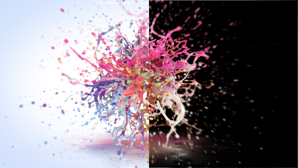 VideoHive Colorful Paint Logo Reveal 29283324