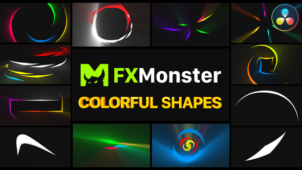 VideoHive Colorful Shapes | DaVinci Resolve 38031285