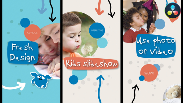 VideoHive Colorful Social Media Slideshow for DaVinci Resolve 37916276