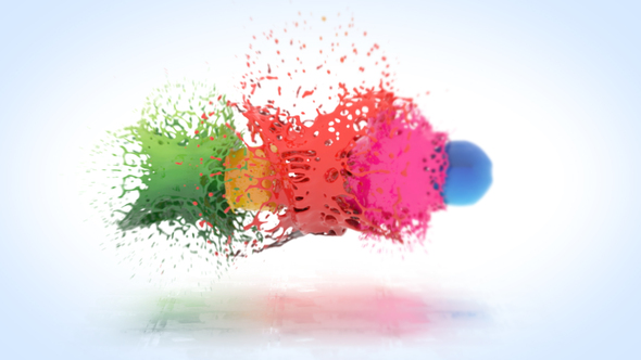 VideoHive Colorful Splatter Logo Reveal 26797773