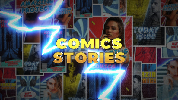 VideoHive Comics Instagram Stories 26735231