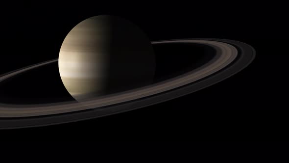 VideoHive Concept 10-UR1 View of the Realistic Planet Saturn 34162292