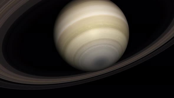 VideoHive Concept 3-UR1 View of the Realistic Planet Saturn 34162294