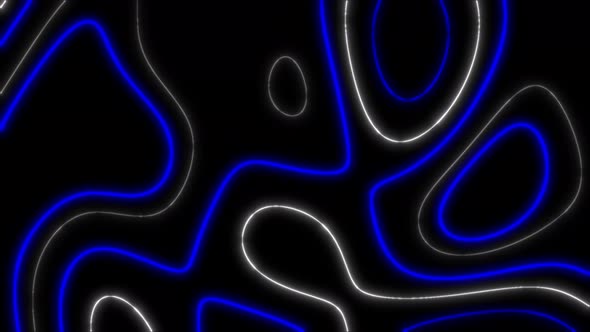 VideoHive Concept 4-T1 Abstract Liquid Lines Medium Blue Animation Background 34158718