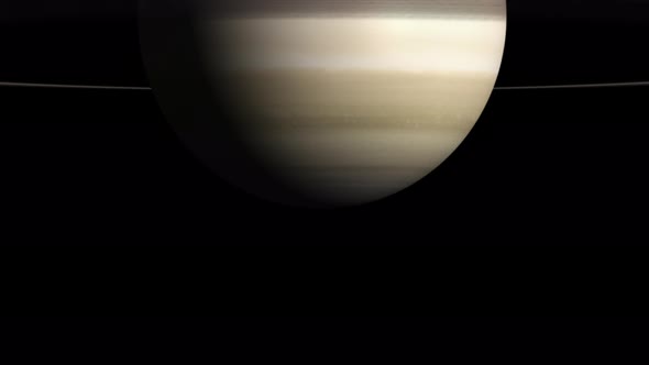 VideoHive Concept 8-UR1 View of the Realistic Planet Saturn 34162289