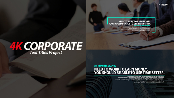 VideoHive Corporate Text Titles 23007882