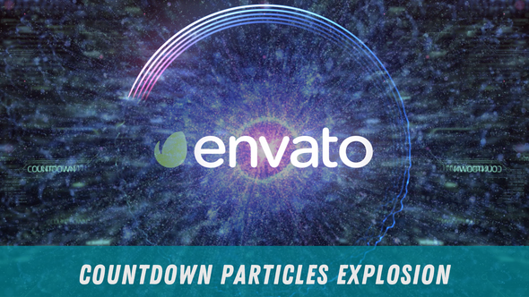 VideoHive Countdown Particles Explosion Technology 28301214
