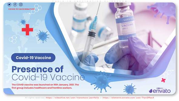 VideoHive Covid 19 Vaccination Slideshow 31401522
