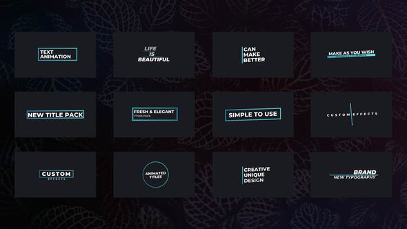 VideoHive Creative Titles 37075399