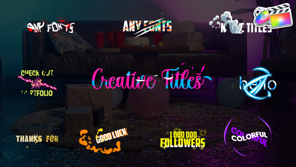 VideoHive Creative Titles | FCPX 32558756
