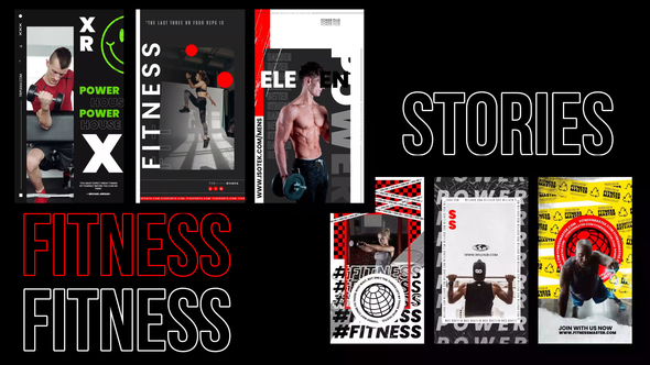 VideoHive Creative target fitness stories 31221103