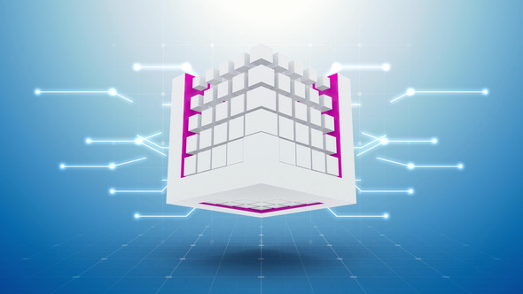 VideoHive Cube Technology Logo 36176334